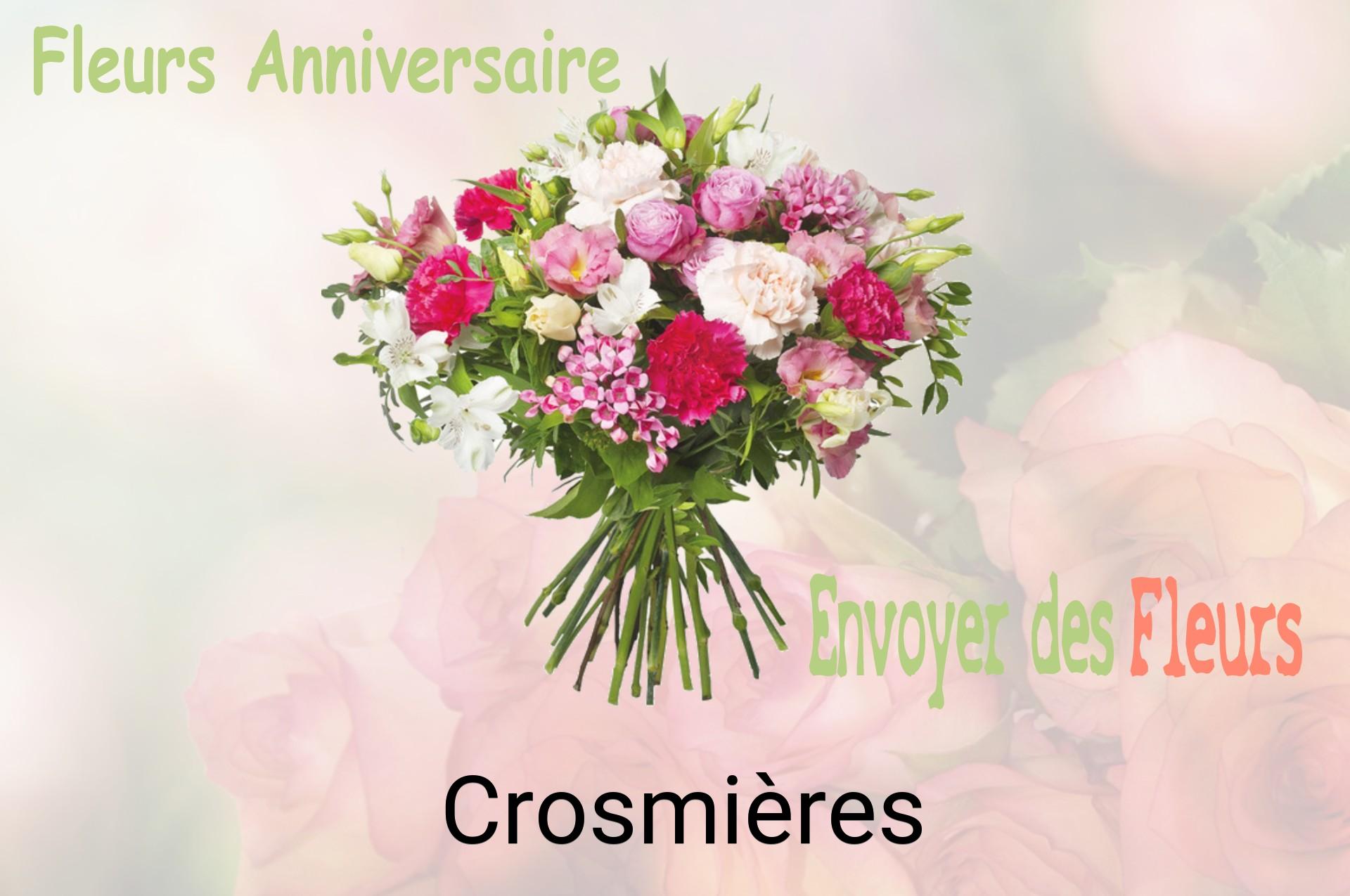Bouquet de fleurs d’anniversaire livré à Crosmières